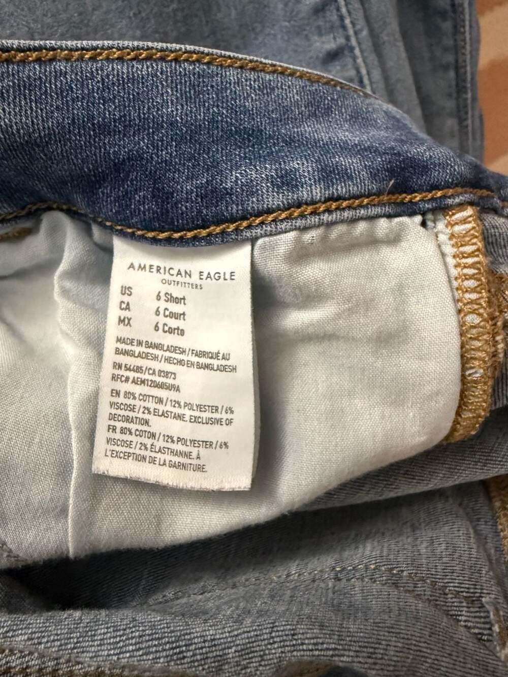 American Eagle Ne(x)t Level Stretch Jeggings Size 6 Short - Picture 3 of 5